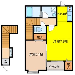 コンフォートビブレの物件間取画像